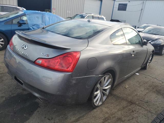 JN1CV6EK9AM105211 - 2010 INFINITI G37 BASE GRAY photo 3