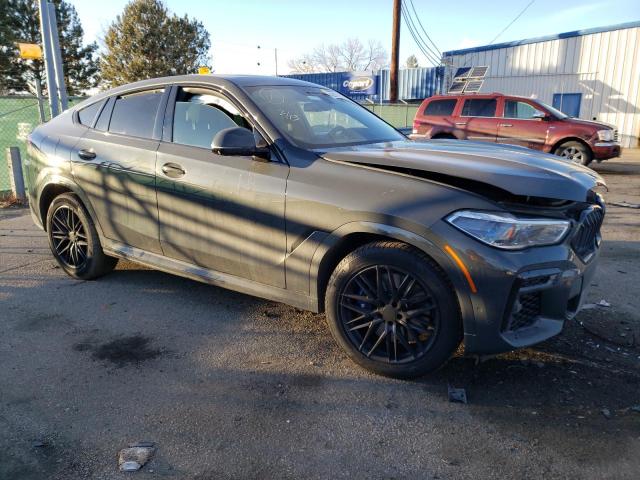 5UXCY8C08P9R14503 - 2023 BMW X6 M50I GRAY photo 4