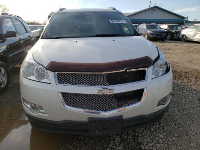 1GNKVLED1CJ423182 - 2012 CHEVROLET TRAVERSE LTZ WHITE photo 5