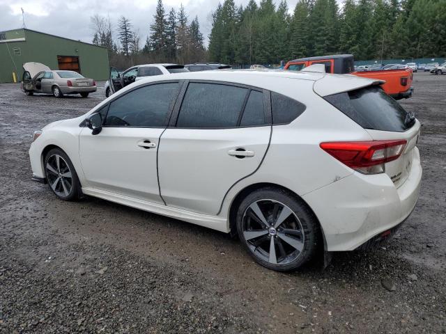 4S3GTAM60J3702331 - 2018 SUBARU IMPREZA SPORT WHITE photo 2