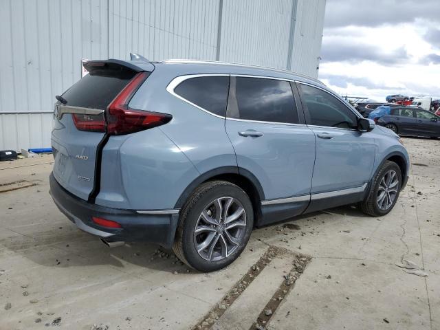 5J6RW2H90LL005829 - 2020 HONDA CR-V TOURING BLUE photo 3