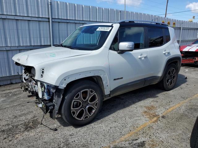 ZACCJADB5HPF68004 - 2017 JEEP RENEGADE LIMITED WHITE photo 1