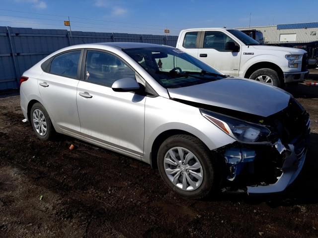 3KPC24A67ME128511 - 2021 HYUNDAI ACCENT SE SILVER photo 4