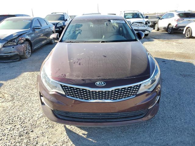 5XXGU4L32HG154350 - 2017 KIA OPTIMA EX BURGUNDY photo 5