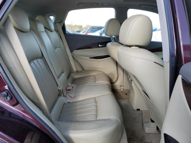 JN1AJ0HR9CM450332 - 2012 INFINITI EX35 BASE Բորդո լուսանկար 10