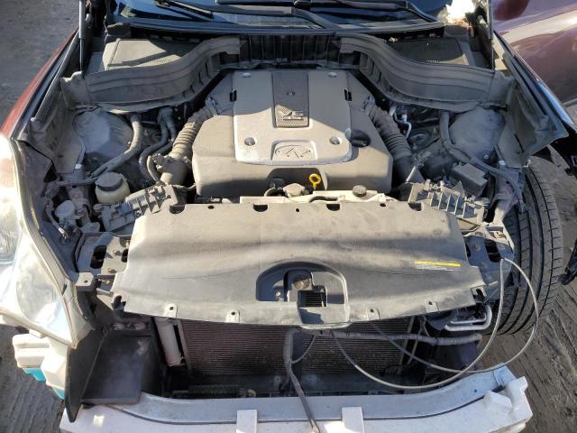 JN1AJ0HR9CM450332 - 2012 INFINITI EX35 BASE Բորդո լուսանկար 11