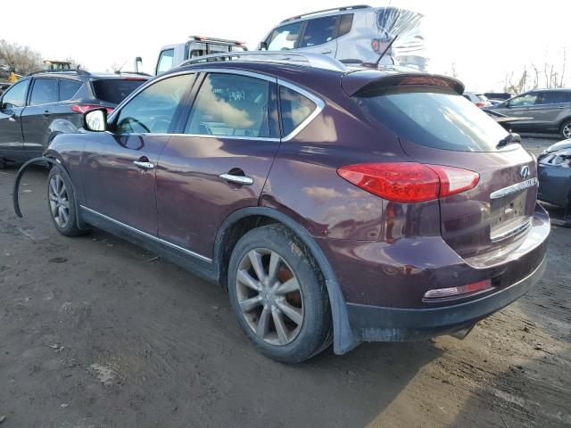 JN1AJ0HR9CM450332 - 2012 INFINITI EX35 BASE Բորդո լուսանկար 2