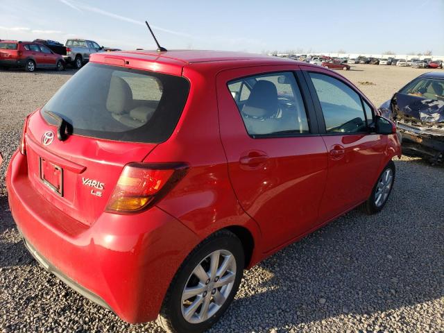 VNKKTUD35GA061688 - 2016 TOYOTA YARIS L RED photo 3