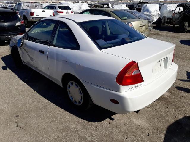 JA3AY11A62U034772 - 2002 MITSUBISHI MIRAGE DE WHITE photo 2