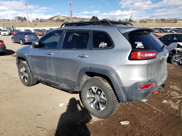 1C4PJMBS1EW132089 - 2014 JEEP CHEROKEE TRAILHAWK 银色 照片 2