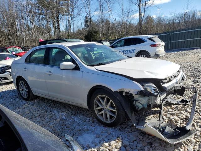 3FAHP0JG4BR111458 - 2011 FORD FUSION SEL WHITE photo 4