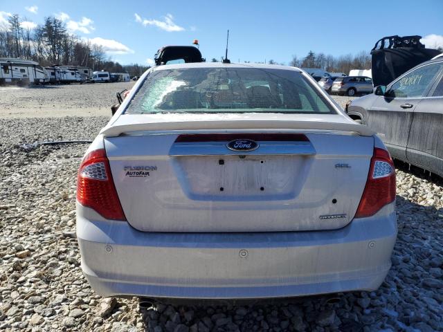 3FAHP0JG4BR111458 - 2011 FORD FUSION SEL WHITE photo 6