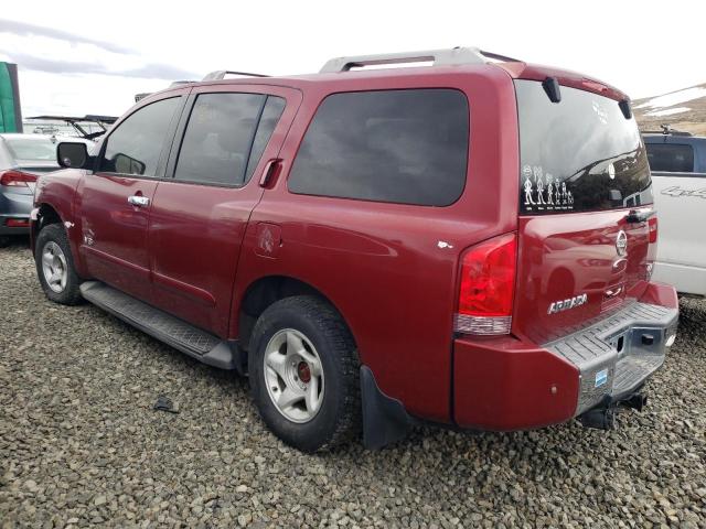 5N1AA08B96N716300 - 2006 NISSAN ARMADA SE MAROON photo 2