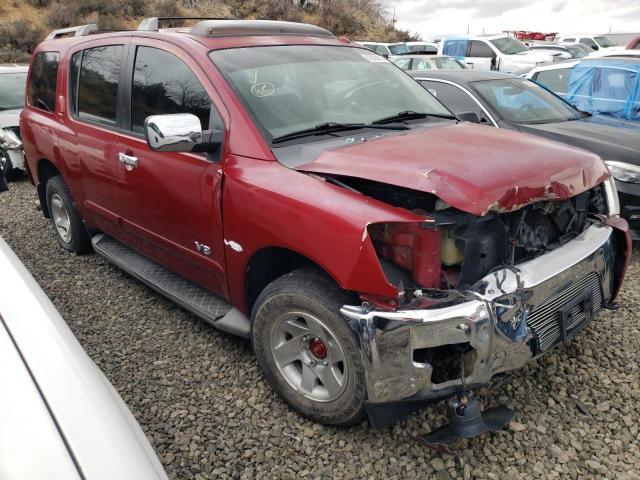 5N1AA08B96N716300 - 2006 NISSAN ARMADA SE MAROON photo 4