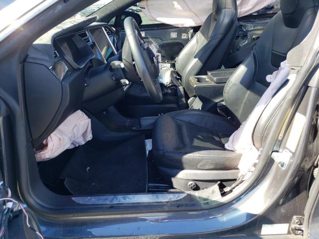 5YJSA1E29FF118869 - 2015 TESLA MODEL S Մոխրագույն լուսանկար 7