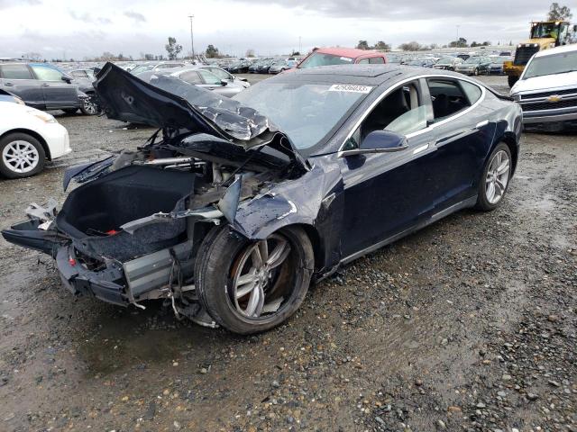 5YJSA1CN3DFP08589 - 2013 TESLA MODEL S Կապույտ լուսանկար 1