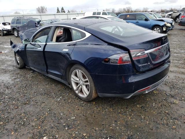 5YJSA1CN3DFP08589 - 2013 TESLA MODEL S Կապույտ լուսանկար 2