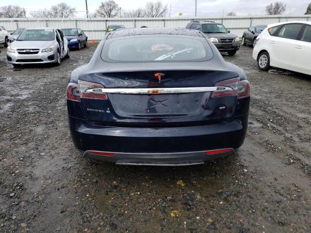5YJSA1CN3DFP08589 - 2013 TESLA MODEL S Կապույտ լուսանկար 6