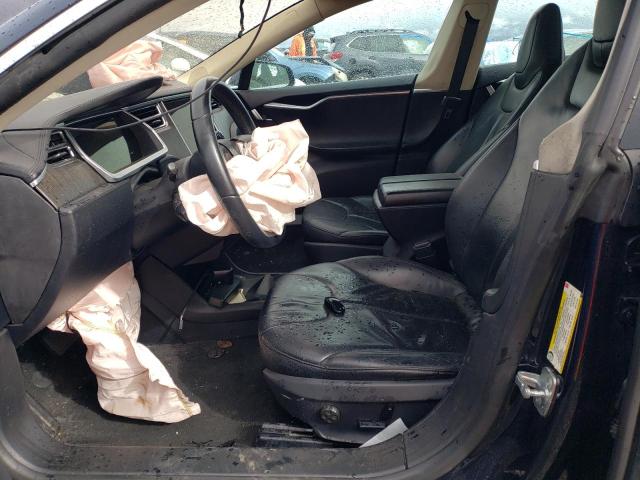 5YJSA1CN3DFP08589 - 2013 TESLA MODEL S Կապույտ լուսանկար 7