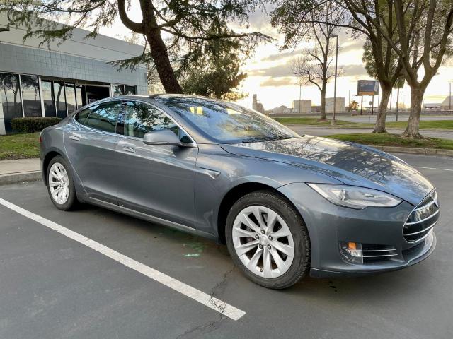 5YJSA1CN1DFP26444 - 2013 TESLA MODEL S Մոխրագույն լուսանկար 1