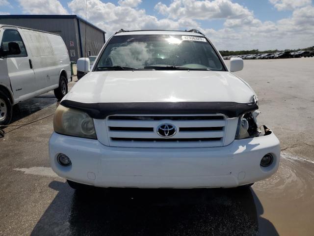 JTEGP21A270145026 - 2007 TOYOTA HIGHLANDER SPORT WHITE photo 5