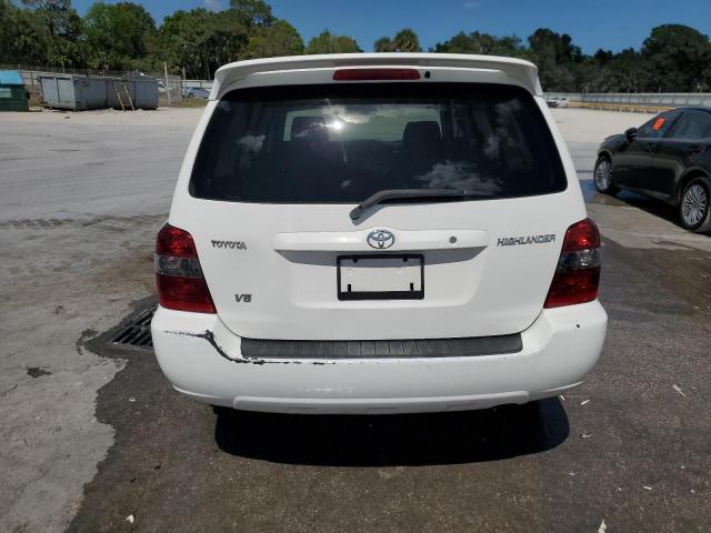 JTEGP21A270145026 - 2007 TOYOTA HIGHLANDER SPORT WHITE photo 6