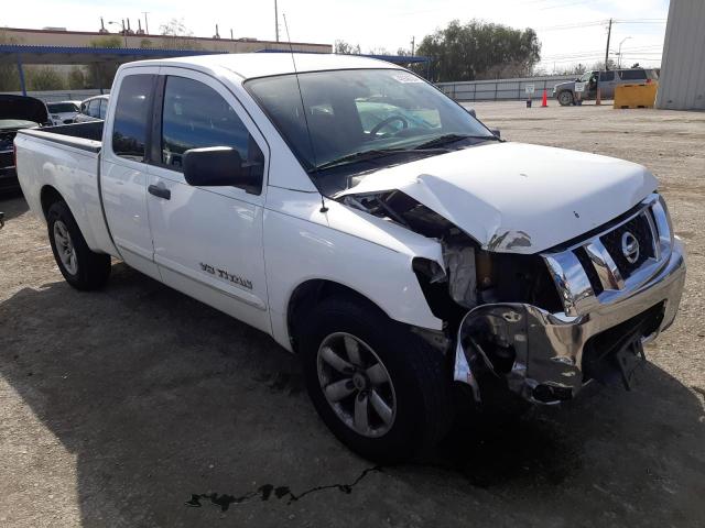 1N6AA0CA9BN316408 - 2011 NISSAN TITAN S WHITE photo 4