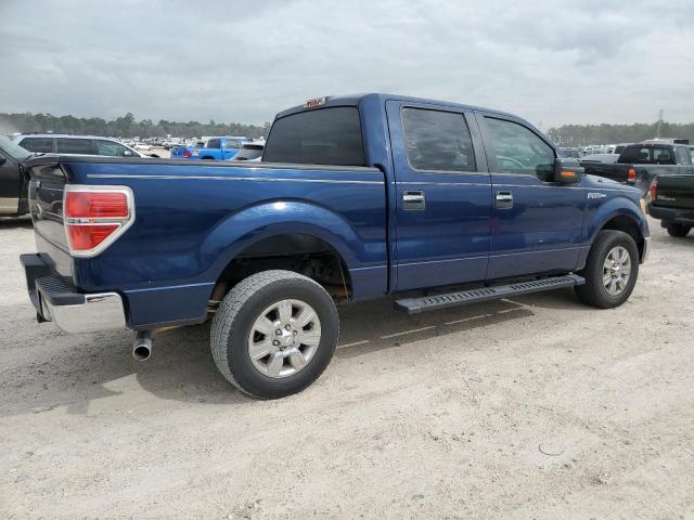 1FTFW1EF5CKE04562 - 2012 FORD F150 SUPERCREW BLUE photo 3