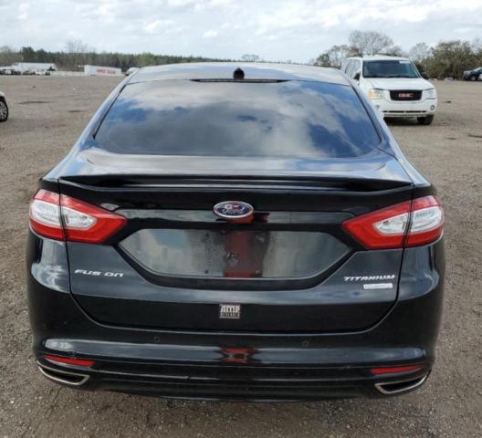 3FA6P0K97GR102672 - 2016 FORD FUSION TITANIUM BLACK photo 6