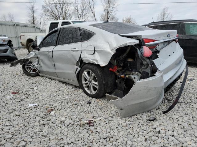 3FA6P0LU9JR235640 - 2018 FORD FUSION SE HYBRID SILVER photo 2