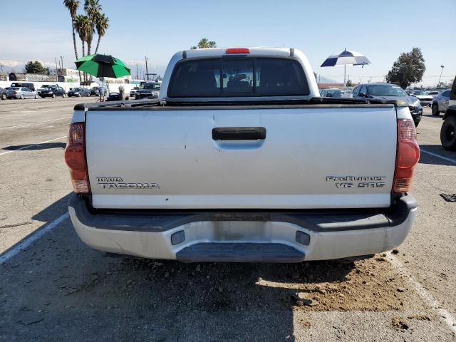 5TEKU72N95Z044942 - 2005 TOYOTA TACOMA DOUBLE CAB PRERUNNER LONG BED SILVER photo 6