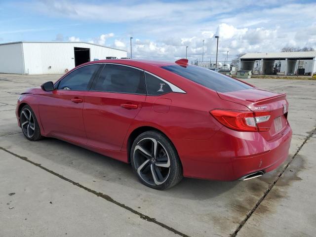 1HGCV1F36JA160676 - 2018 HONDA ACCORD SPORT RED photo 2