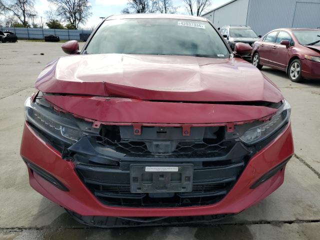 1HGCV1F36JA160676 - 2018 HONDA ACCORD SPORT RED photo 5