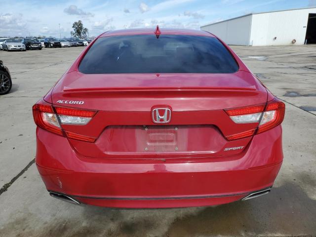 1HGCV1F36JA160676 - 2018 HONDA ACCORD SPORT RED photo 6