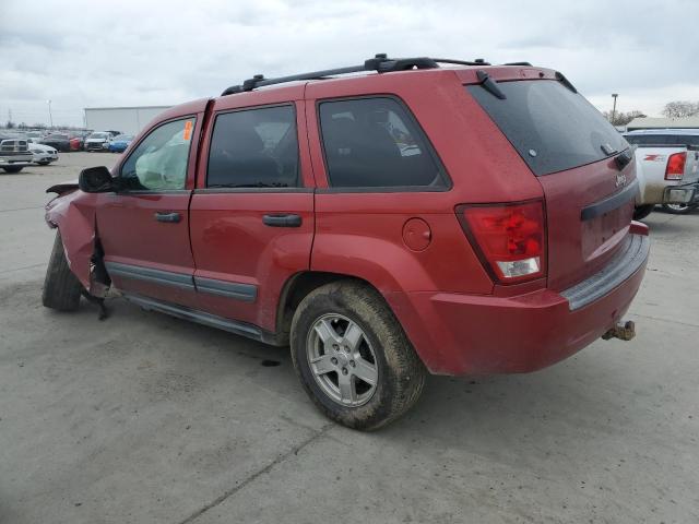 1J4GS48K55C706676 - 2005 JEEP GRAND CHER LAREDO RED photo 2