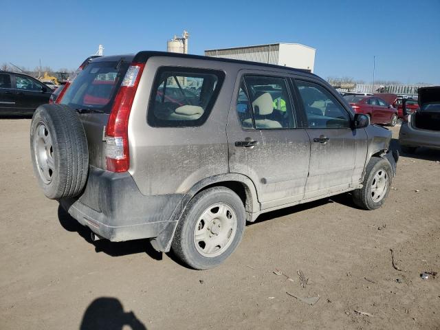 SHSRD78566U405464 - 2006 HONDA CR-V LX SILVER photo 3