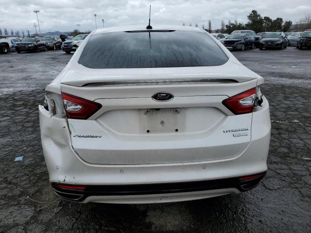 3FA6P0K92GR159684 - 2016 FORD FUSION TITANIUM WHITE photo 6