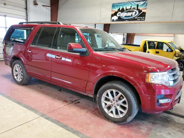 1FMJK2AT3HEA01057 - 2017 FORD EXPEDITION EL LIMITED BURGUNDY photo 4