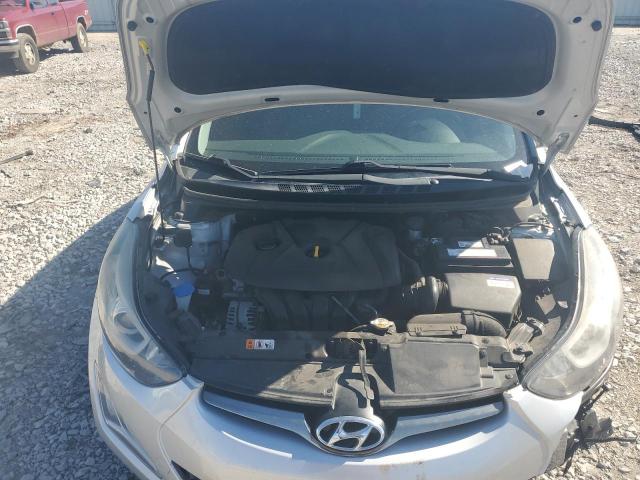 KMHDH4AH0EU041388 - 2014 HYUNDAI ELANTRA SE SILVER photo 11