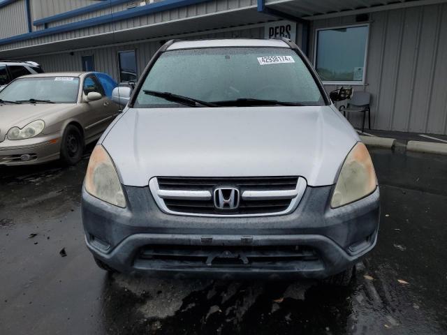 JHLRD78802C033258 - 2002 HONDA CR-V EX SILVER photo 5