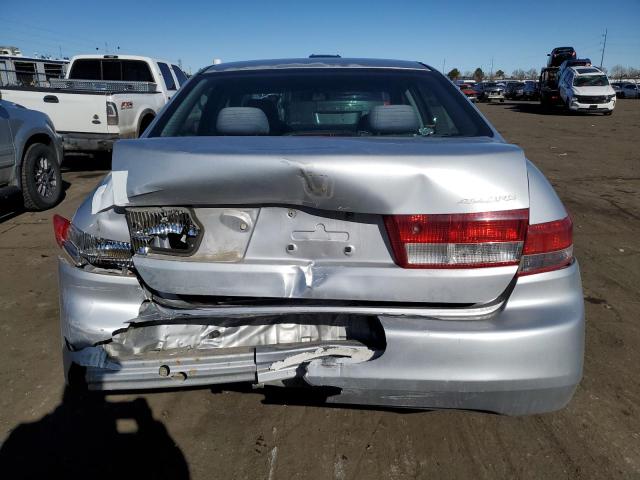 1HGCM563X4A009967 - 2004 HONDA ACCORD LX SILVER photo 6