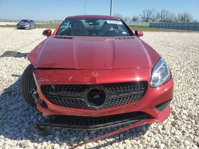 WDDPK3JAXHF144641 - 2017 MERCEDES-BENZ SLC 300 RED photo 5