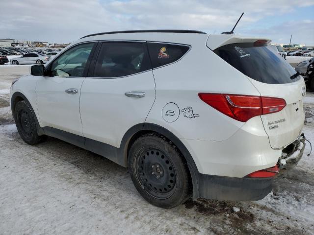 5XYZUDLA5EG172596 - 2014 HYUNDAI SANTA FE S WHITE photo 2