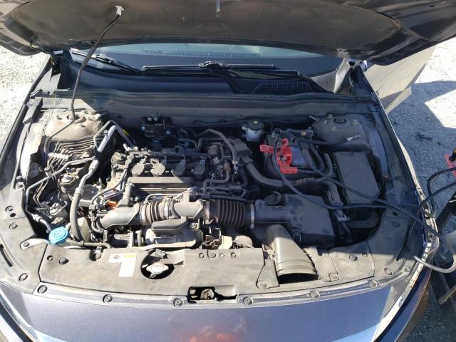 1HGCV1F18MA077169 - 2021 HONDA ACCORD LX GRAY photo 11