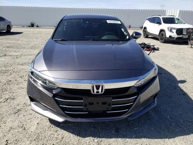 1HGCV1F18MA077169 - 2021 HONDA ACCORD LX GRAY photo 5