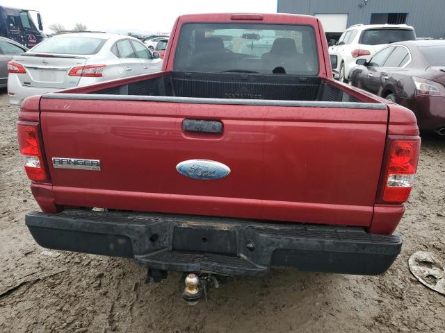 1FTYR44U97PA29656 - 2007 FORD RANGER SUPER CAB RED photo 6