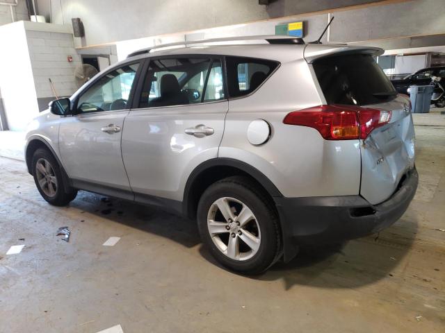 2T3RFREV0EW138266 - 2014 TOYOTA RAV4 XLE SILVER photo 2