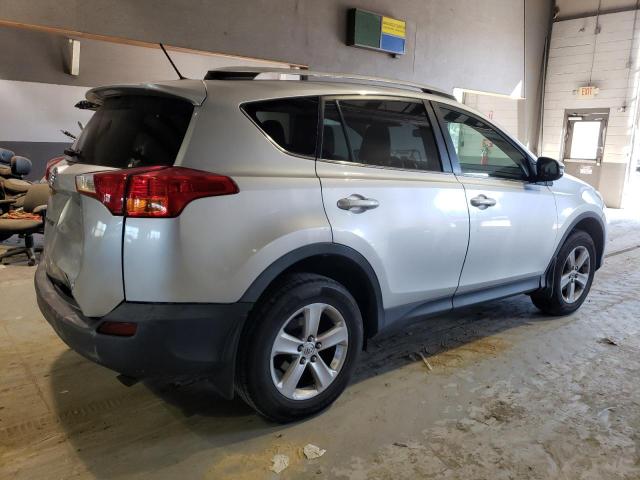 2T3RFREV0EW138266 - 2014 TOYOTA RAV4 XLE SILVER photo 3