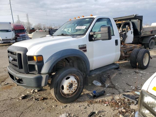 1FDXF46RX8EA74711 - 2008 FORD F450 SUPER DUTY WHITE photo 1