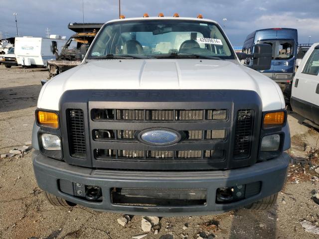 1FDXF46RX8EA74711 - 2008 FORD F450 SUPER DUTY WHITE photo 5